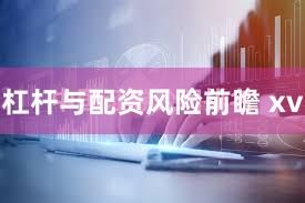 杠杆与配资风险前瞻 xv