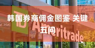 韩国券商佣金图鉴 关键五问