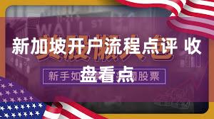 新加坡开户流程点评 收盘看点