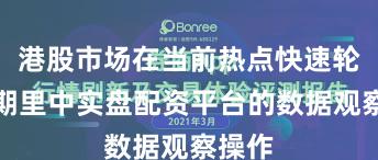 港股市场在当前热点快速轮动时期里中实盘配资平台的数据观察操作